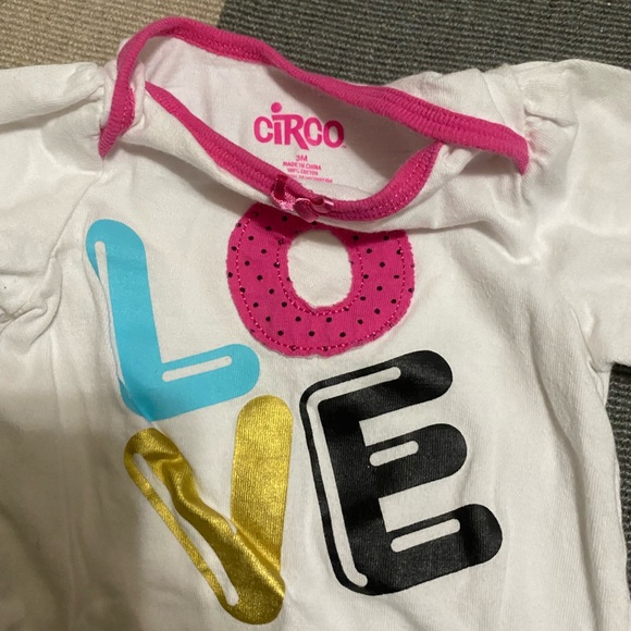 Love ❤️ long sleeve onesies pair. Circo and Garanimals brands. - Picture 2 of 3